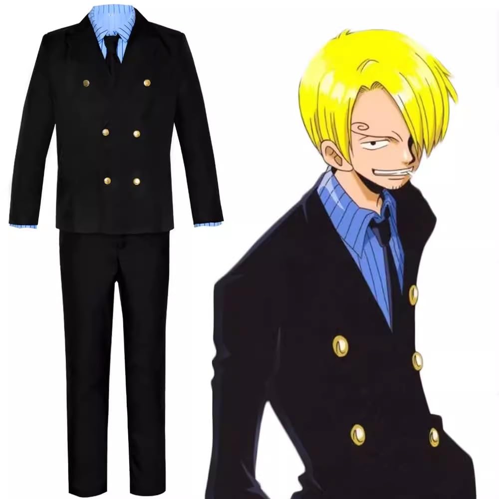 Amazon.co.jp: [ルガーノ] ワンピース サンジ 制服 コスプレ衣装
